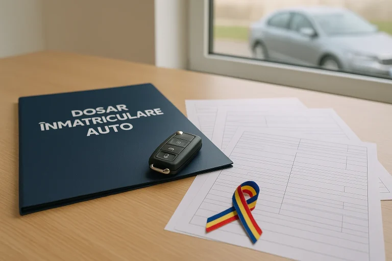 Dosar cu acte necesare pentru înmatricularea auto în 2026