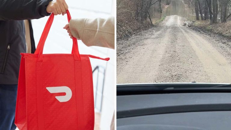 GPS Sends DoorDash Driver On Detour. Then He Sees His Shocking New Route
