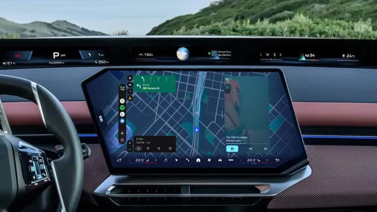 Android Auto on the BMW iX3