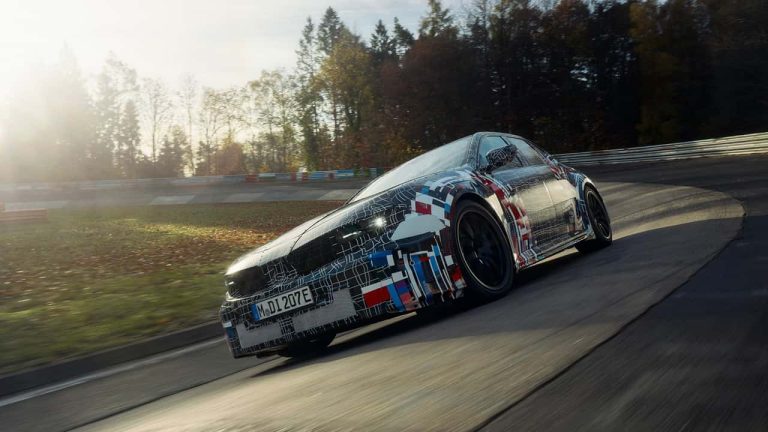 BMW M3 EV On The Nurburgring