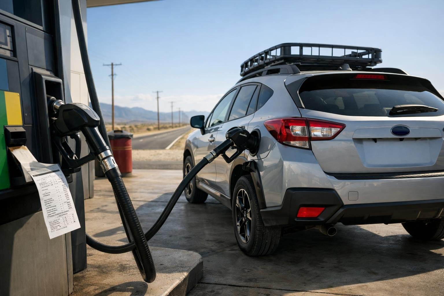 Cât costă combustibilul pentru un drum lung cu Subaru