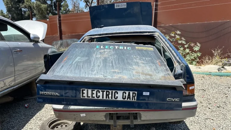 Honda CRX electric construit manual, cu zeci de ani înainte de Tesla