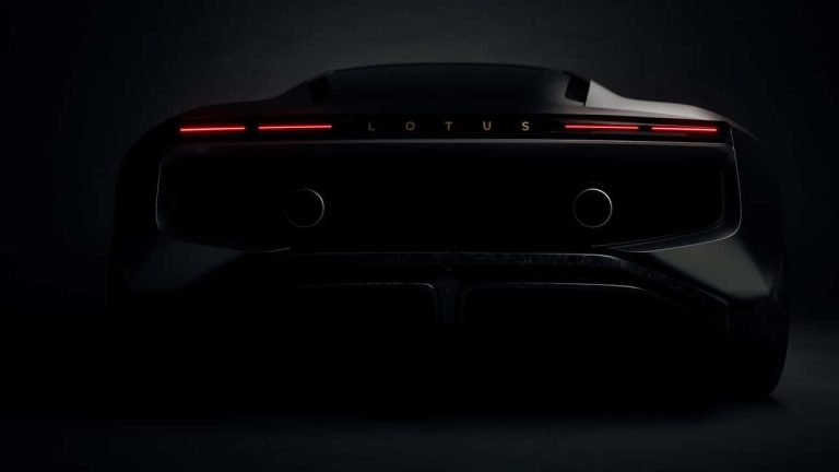 Lotus Type 135 supercar teasers