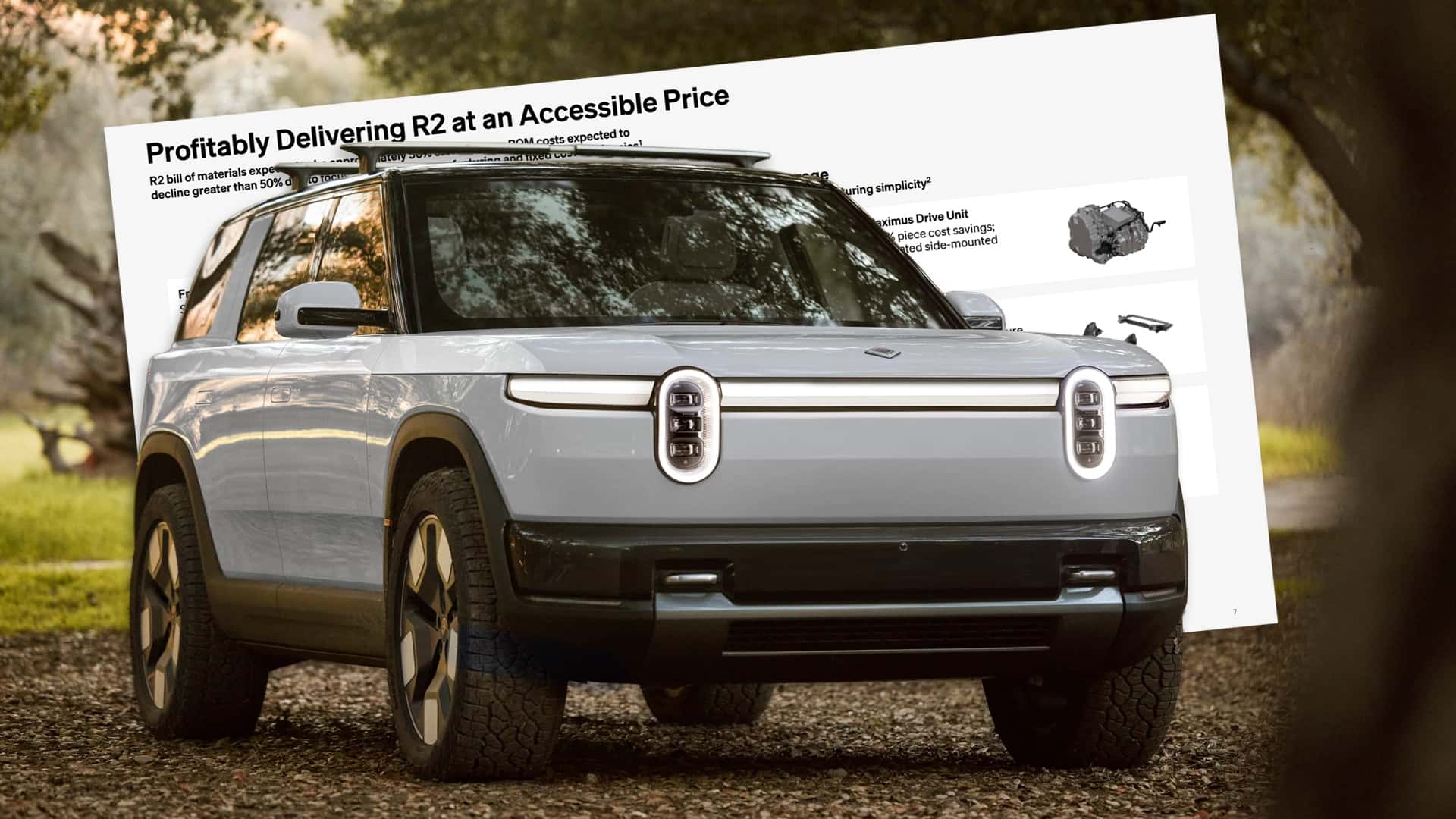 Rivian R2: de ce costă cu 50% mai puțin de produs față de R1
