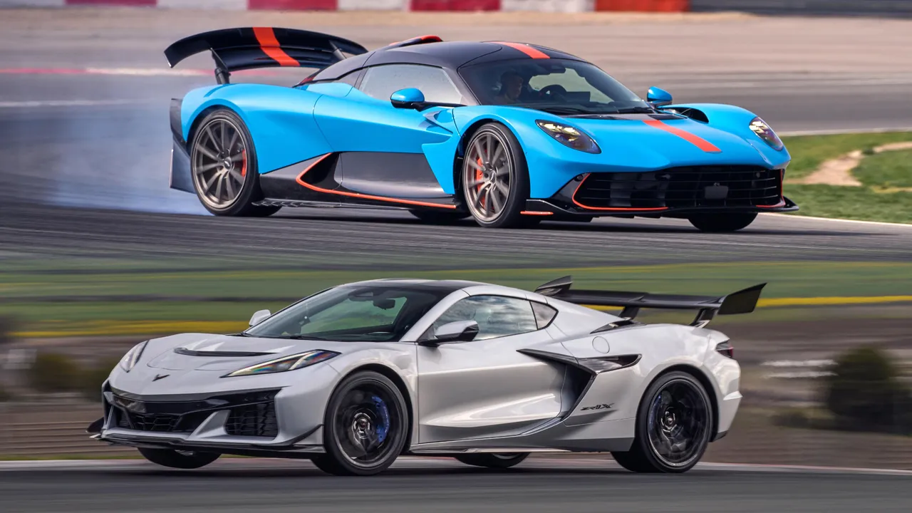 Aston Martin Valhalla vs Corvette ZR1X: Duel de forță