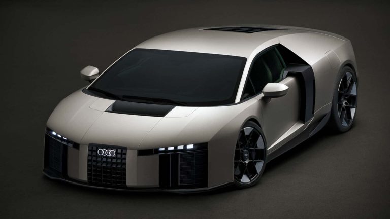 Audi Nuvolari: Supersportiva cu 987 CP și trei motoare electrice