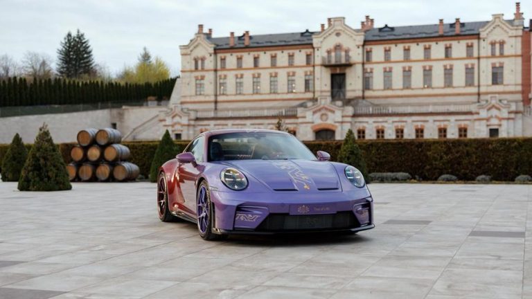 Porsche 911 GT3 Tree of Life: unicat dedicat Moldovei