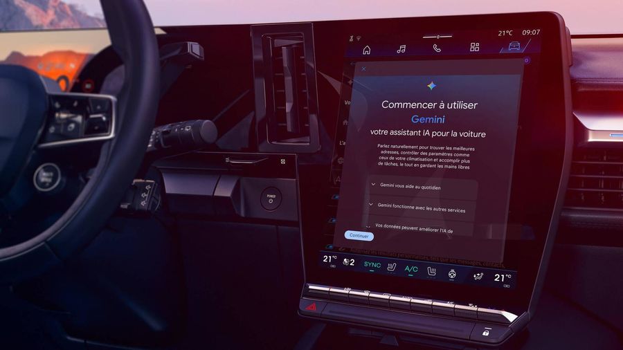 Renault integrează Gemini AI în sistemul openR Link