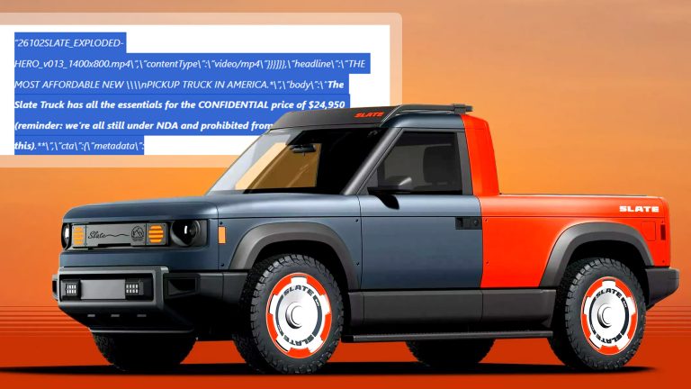 Slate Truck: prețul de 24.950$ scăpat accidental pe site