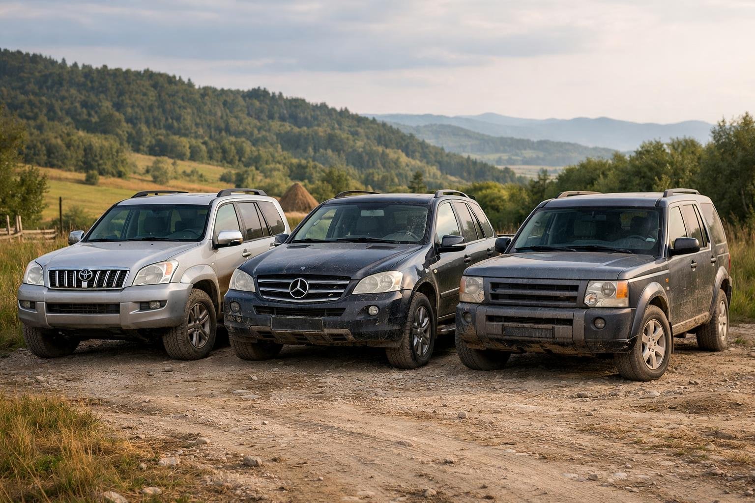 SUV second-hand de 2.000 lire: Land Cruiser vs ML vs Discovery 3