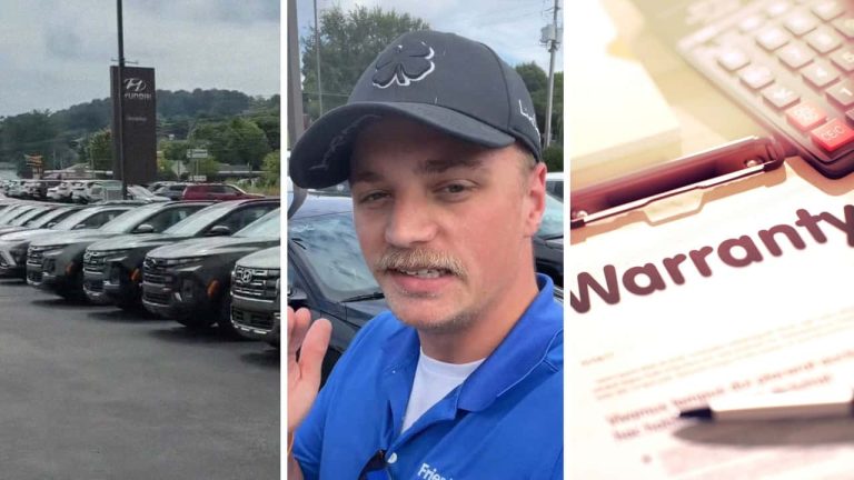 Man buys Hyundai's 10-year, 100,000-mile warranty.