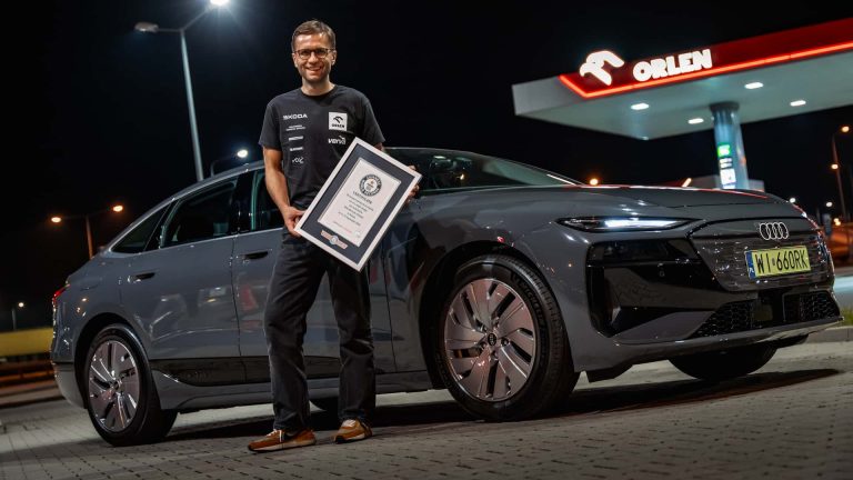 Audi A6 E-Tron a stabilit un record mondial Guinness: 1.338 km fără reîncărcare