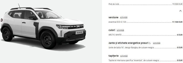 Dacia Duster essential ECO-G 120 2026