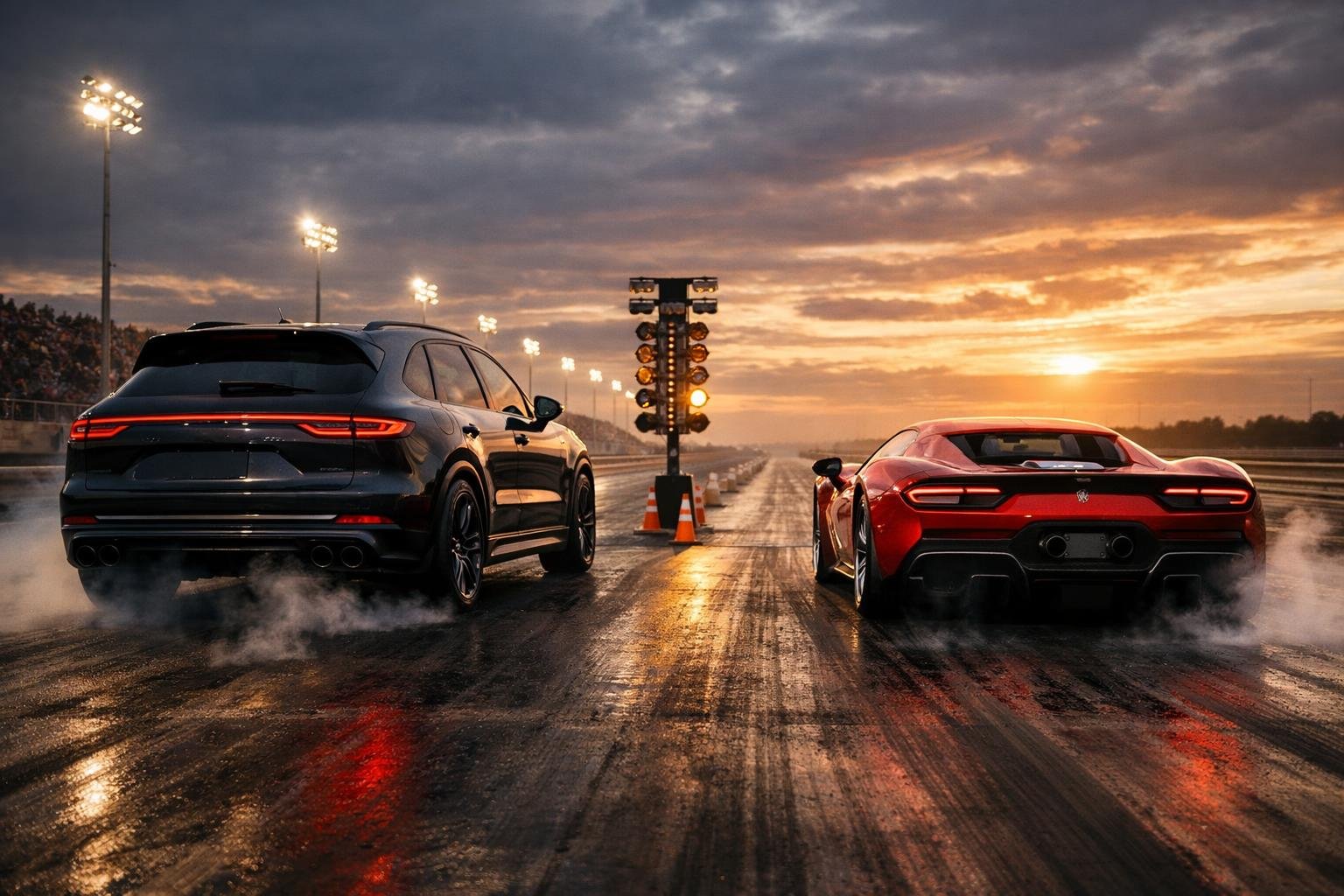 Porsche Cayenne Turbo vs Ferrari 296: SUV contra supercar