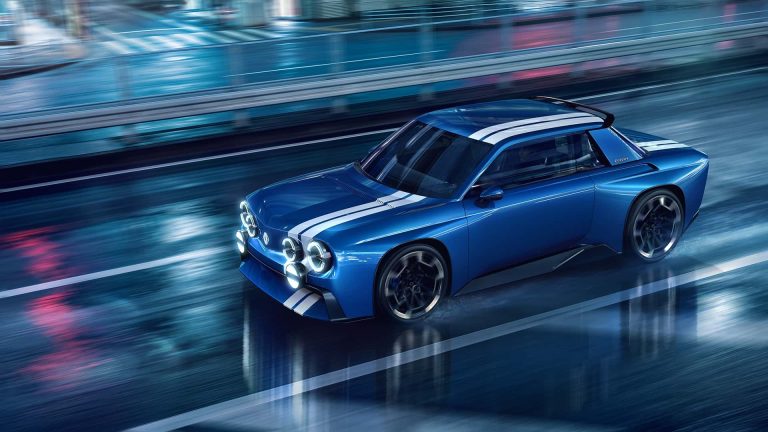 Renault 8 Gordini revine ca EV cu tracțiune spate