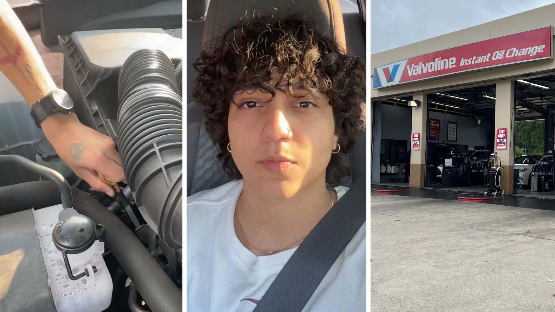 Schimb de ulei Valvoline stricat Toyota Tacoma în drum