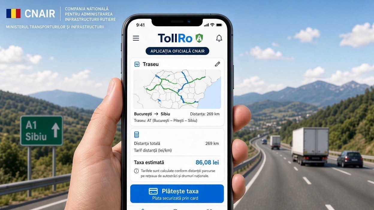 TollRo devine funcțional de la 1 octombrie 2026