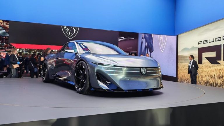 Peugeot RCZ Vision: coupé electric cu 500 CP și baterie solid-state