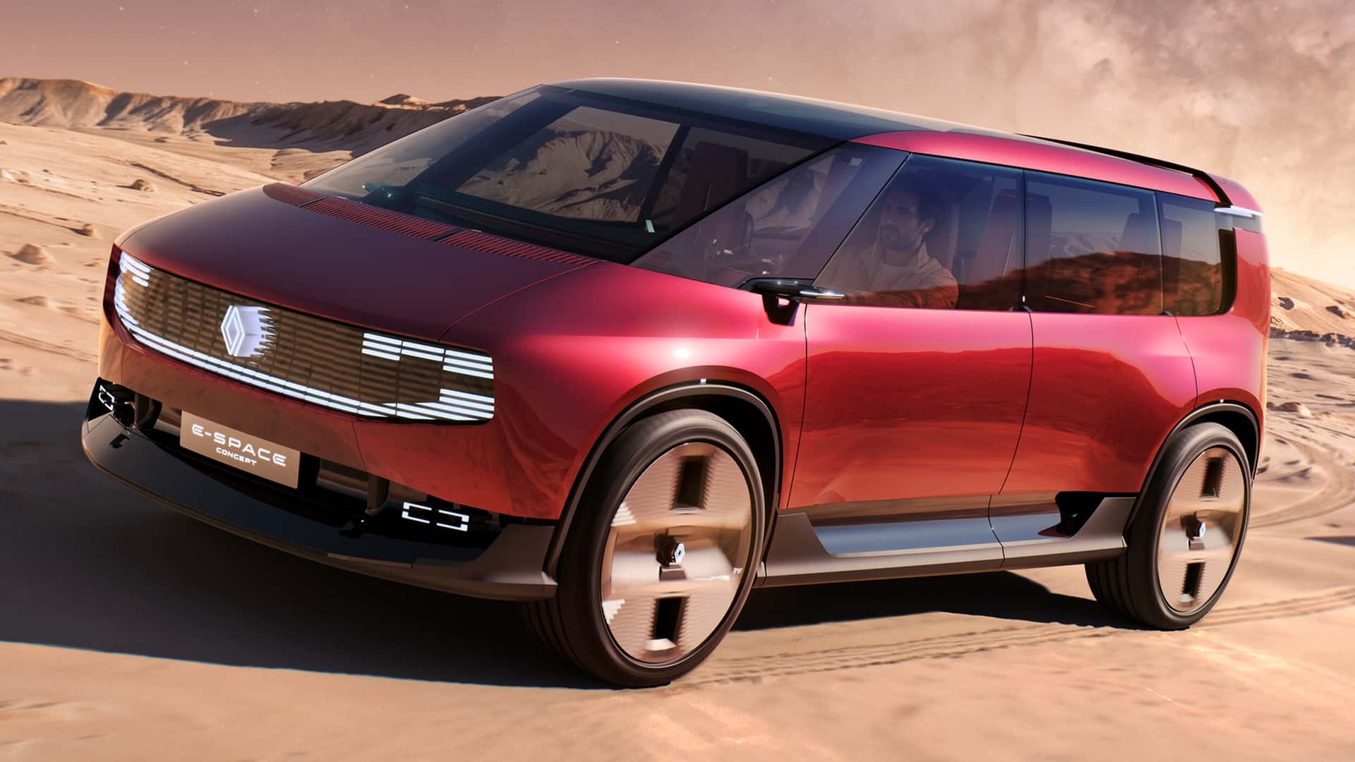 Renault E-Space Concept: monovolumul electric de 4,7 m debutează la Paris