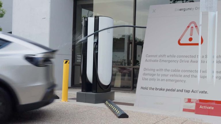 Tesla Emergency Drive Away Hero